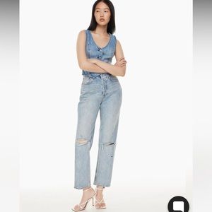 Aritzia - Denim Forum Joni High Rise Loose Jeans